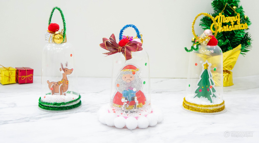 Snow Globe ของขวัญเทศกาลวันคริสต์มาส ที่เด็ก ๆ ทำได้ ไอเดีย กิจกรรมครอบครัว ในช่วงเทศกาสคริสต์มาส