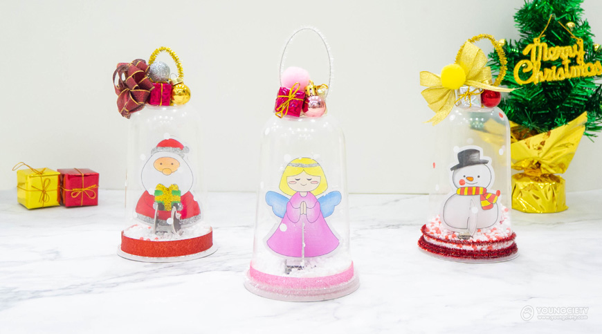 Snow Globe ของขวัญเทศกาลวันคริสต์มาส ที่เด็ก ๆ ทำได้ ไอเดีย กิจกรรมครอบครัว ในช่วงเทศกาสคริสต์มาส