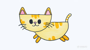 วิธีการวาดรูปแมวแบบง่าย ๆ