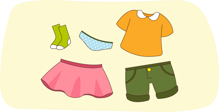  เสื้อผ้าชุดสำลองของเด็ก ๆ เป็นการเตรียมตัวลูกก่อนเข้าเรียน