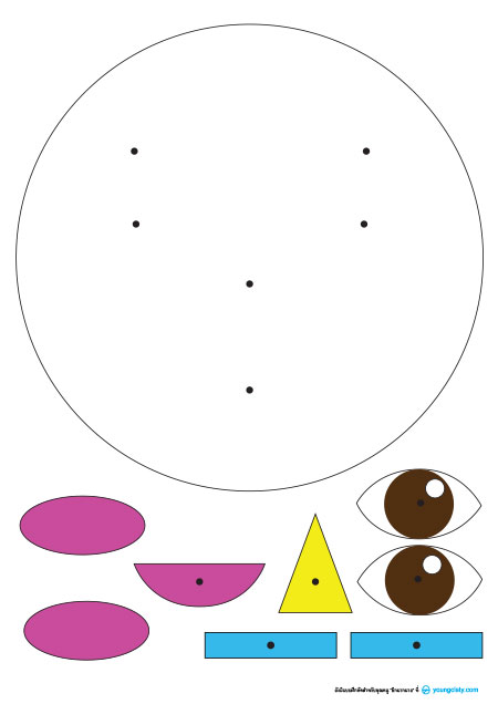 ตัวอย่าง Pattern ภาพระบายสี หน้ากากเปลี่ยนอารมณ์