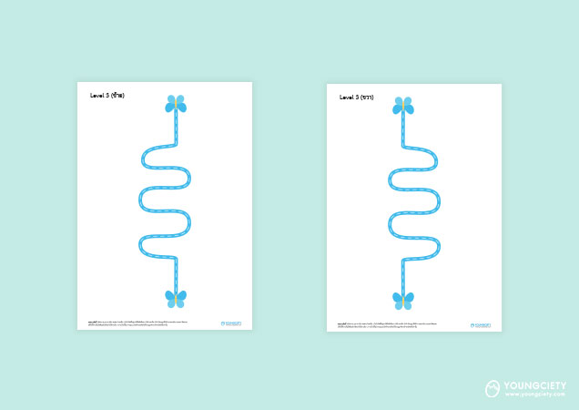 ตัวอย่าง  แบบฝึกทักษะ (บริหารสมอง) LEVEL 3