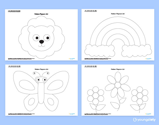 ตัวอย่าง Pattern Playcorn Art